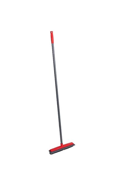 DİRT DEVIL silicone floor broom for pet hair, dust & liquids, multi-surface 120 x 43.5 cm, red/black