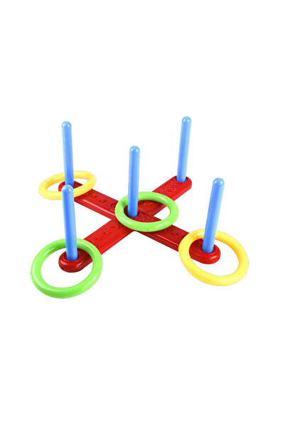 welcomein 4 Halkalı Renkli Hedef Atma Oyunu Çocuklar İçin Denge ve El Göz Koo...