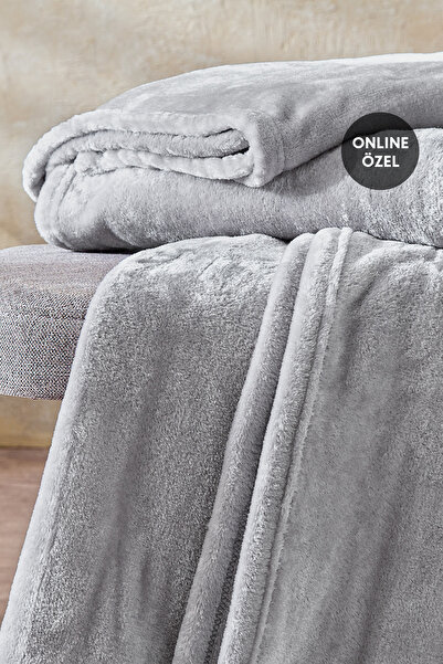 Yataş Olenna Wellsoft Tv Battaniyesi 140x190 - Açık Gri