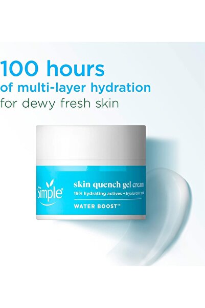 Simple Water Boost Skin Quench Gel Face Cream 50 ml
