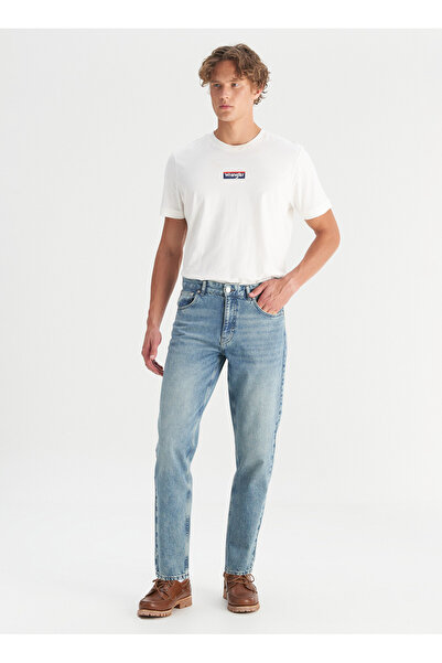 WRANGLER Normal Bel Relaxed Indigo Men's Denim Pants Frnk00013381 Indigo Denim Pants