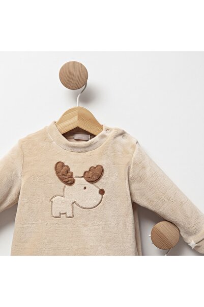 Cassiope Deer Embroidered Velvet Double Suit Trousers F Corded Fabric Velvet