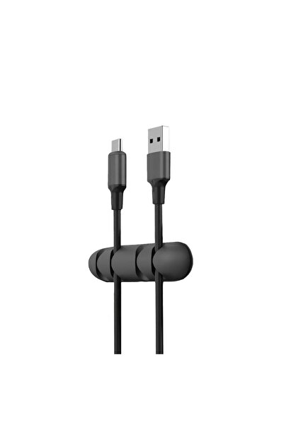 Green Lion 8-in-1 Cable Organizer with 21 Slots, 3M Self-Adhesive, Durable TPR Material – Black