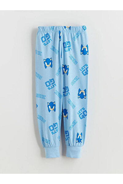 LC Waikiki Set de pijamale pentru băieți cu decolteu rotund cu imprimeu Sonic