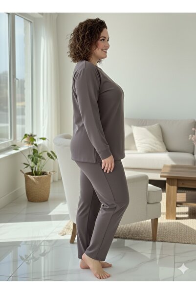 FAMESTEKSTİL Women's plus size tracksuit