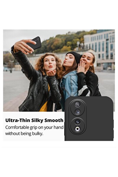 Flippy Προστατευτική θήκη, Flippy, για Honor 90, TPU Carbon, μαύρη