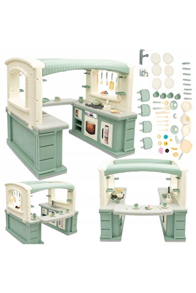 Doloni Children's kitchen, Doloni, 34-piece set, sound effects, dimensions 109x38.4x114.6 cm