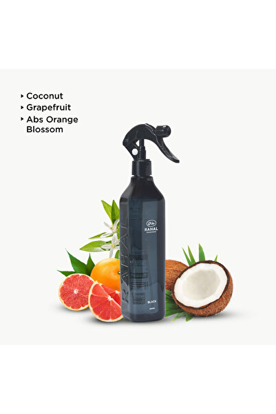 RAHAL بلاك سبراي رحال - معطر جو وأقمشة