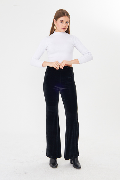 FARBE ER FASHION Leaf Cut-Wide Leg