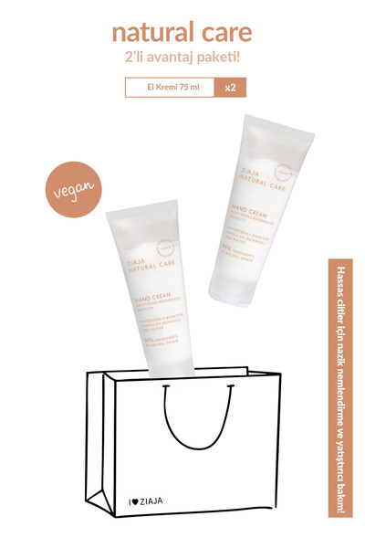 Ziaja Natural Care El Kremi 75 ml 2'li Set