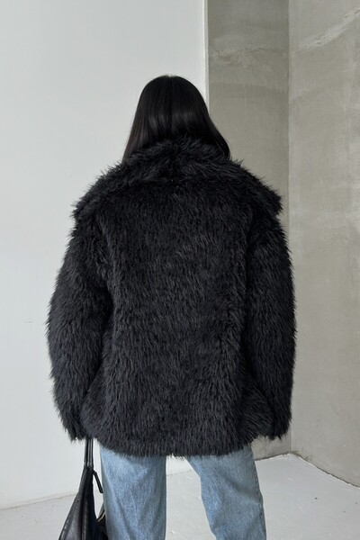 ALFUDO Moda Collection Soft Textured Fur Coat