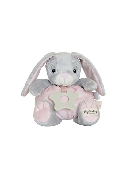 Myteddy Jucarie zornaitoare My Teddy Iepuras de plus roz