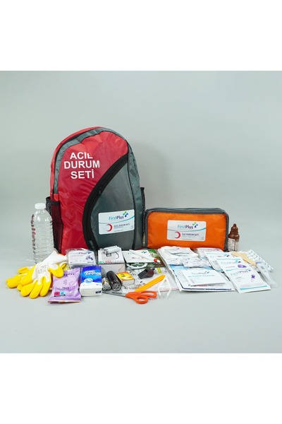 FirstPlus Deprem Çantası– Afet Ekstra Acil Durum Seti