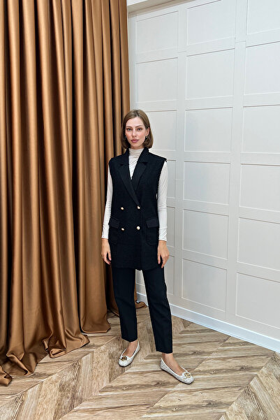 Stilife Майя Короткий жилет Чорний