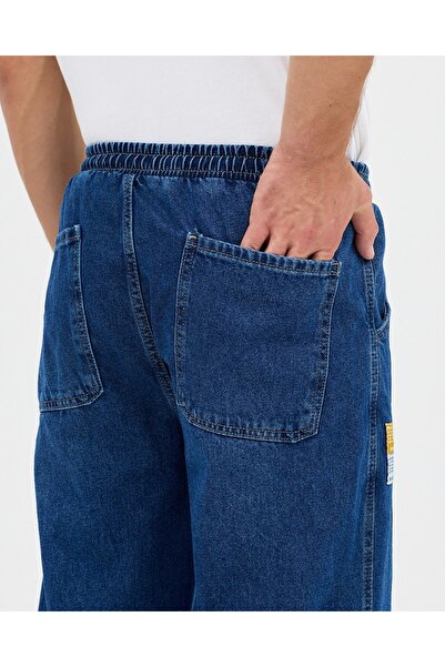 Osyday Pantaloni pentru bărbați, cu potrivire largi, confortabili, cu talie elastică, cu picioare drepte, croială