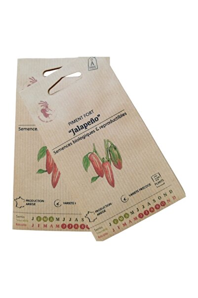 OEM Semințe de ardei iute Jalapeño, soi tradițional, pachet de 25