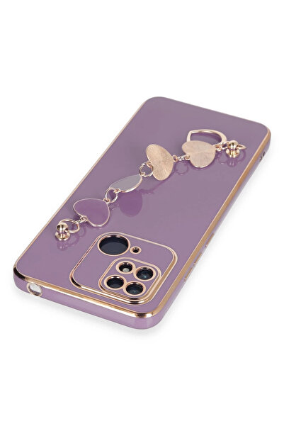 NewFace Xiaomi Redmi 10C Compatible Case Esila Silicone - Purple ZNGZR