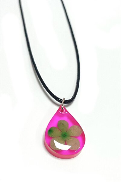 ZERO LAND Techmrt Snowball Flower Drop (84054) Epoxy Pendant-Pink