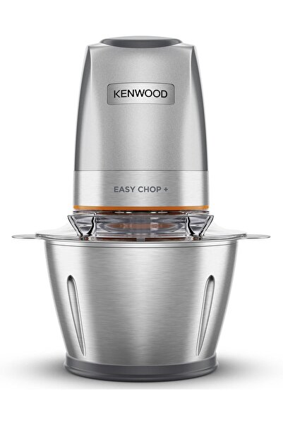 Kenwood مفرمة طعام كهربائية بقوة 500 واط، وعاء من الفولاذ المقاوم للصدأ سعة 1.2 لتر (سعة عمل 600 مل) CHP62.700SI - فضي