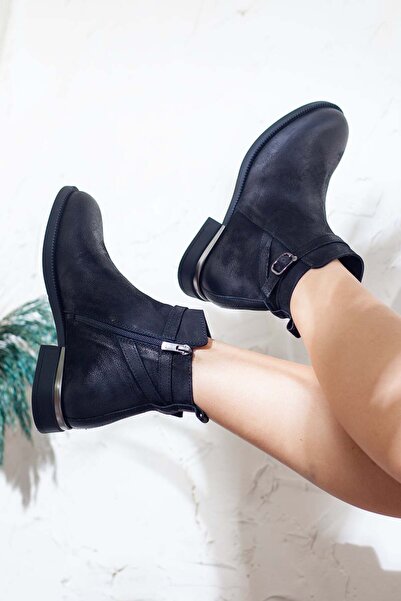 Adım Adım Mammamia Women's Genuine Leather Casual Boots