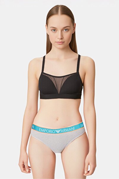Emporio Armani Women 2 Piece Brand Logo Thong Panties, Multicolor
