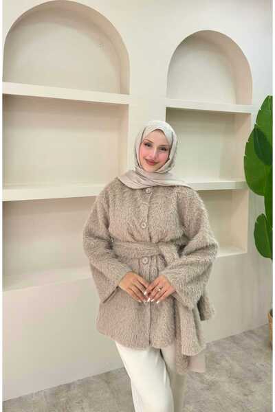 lurex moda Scarf Jacket