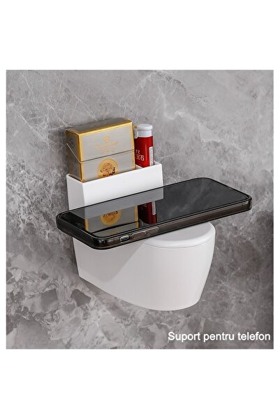 Flippy Flippy Creative Ashtray, Toilet Shape, Silver Lid, 12.5 x 9.8 x 8.4 cm, Silver
