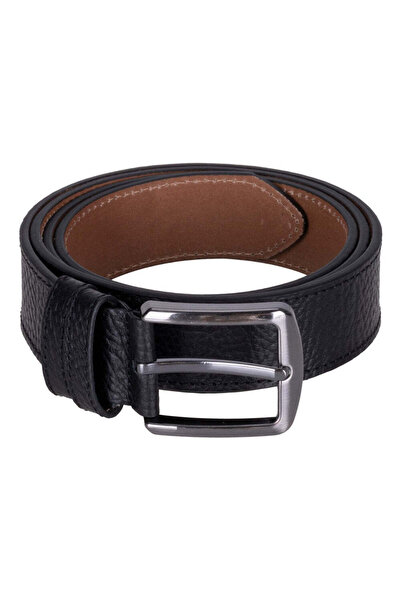 BloominBag Bloombelt Obsidian Black Genuine Leather Men's Belt-125Cm
