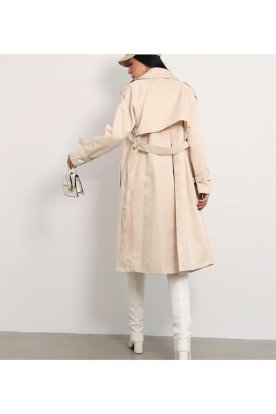 HSNGIYIM BELTED TRENCH COAT