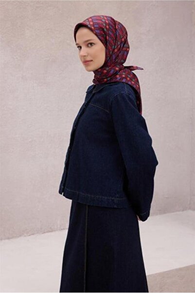 Belli Φουλάρι Tivil Pure Silk 4223 - 86 Βουργουνδίας Γεωμετρικό σχέδιο