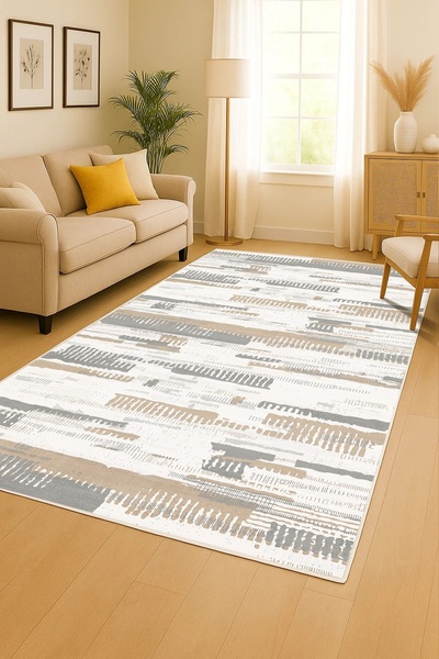 Olverno Home Makinede yıkanabilir kaymaz taban leke tutmaz dijital mutfak hal...