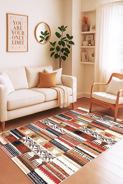 Olverno Home Makinede yıkanabilir kaymaz taban leke tutmaz dijital mutfak hal...