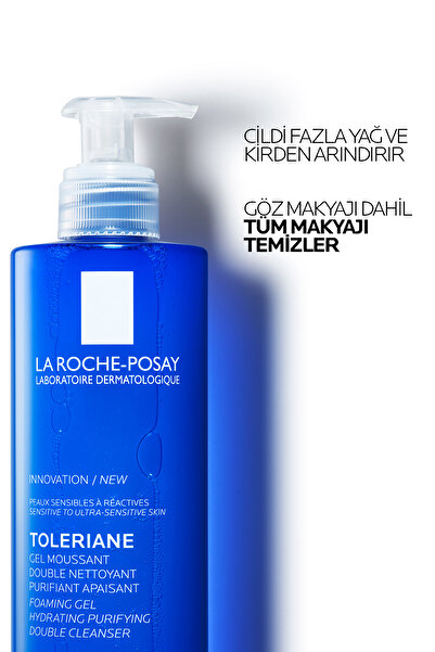 La Roche Posay Toleriane Hassas Ciltler Dahil Tüm Ciltler için Temizleme Jeli 400 ml