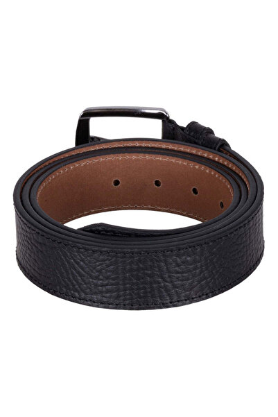 BloominBag حزام رجالي من الجلد الطبيعي باللون الأسود من BloomBelt - 130 سم