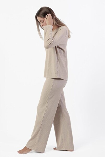 AYYILDIZ 63656 Camel Pijama Takımı