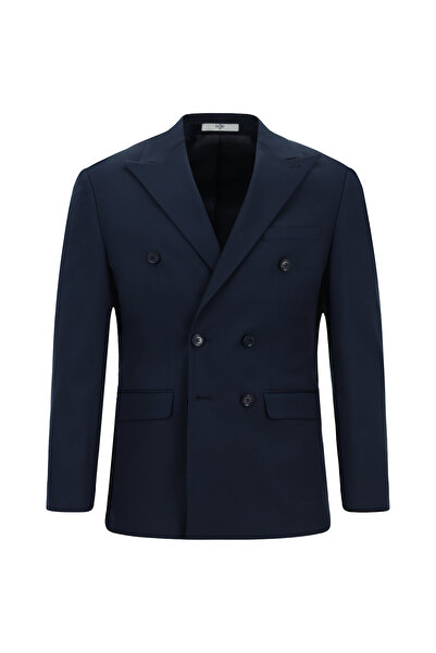 Kiğılı Super Slim Fit Extra Slim Fit Cotton Lyocell Double Breasted Suit