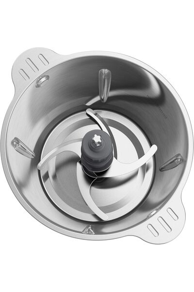 Kenwood مفرمة طعام كهربائية بقوة 500 واط، وعاء من الفولاذ المقاوم للصدأ سعة 1.2 لتر (سعة عمل 600 مل) CHP62.700SI - فضي