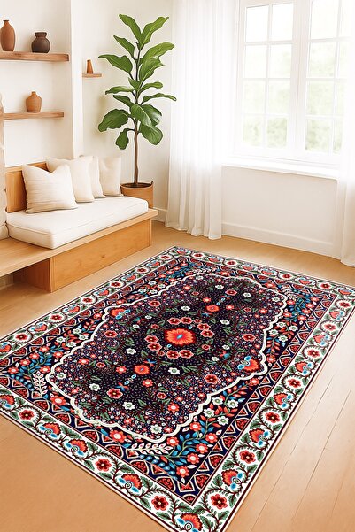 Olverno Home Makinede yıkanabilir kaymaz taban leke tutmaz dijital mutfak hal...