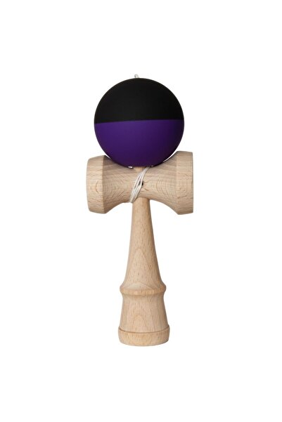 Hipolar Kendama cu Vopsea Cauciucata Aderenta, 18cm, Lemn de Fag, Jucarie de ...