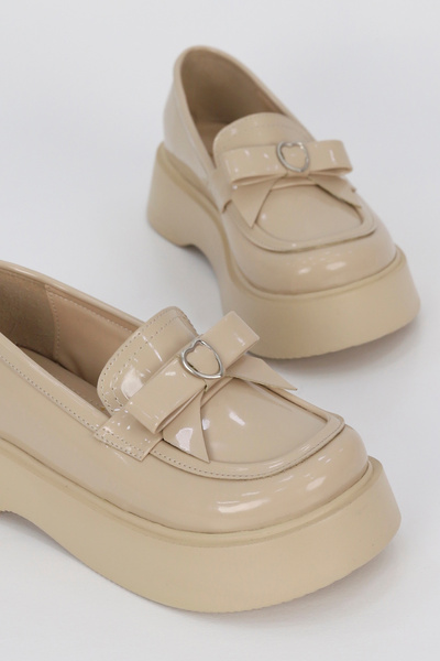 Mamito Ayakkabı SM 4023 Лофер с детайлна катарама във формата на сърце