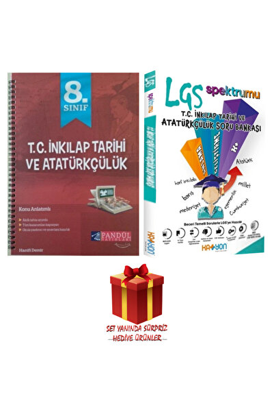 Pandül Yayınları Pandül T.C. İnkılap Tarihi ve Atatürkçülük Konu Anlatımlı + LGS Spektrumu Soru Bankası