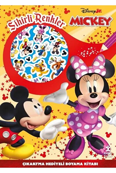 Doğan Çocuk Disney Jr. Mickey - Sihirli Renkler Çıkartma Hediyeli Boyama Kitabı