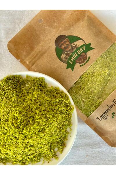 Emin Bey Antep Yöresel ANTEP FISTIĞI TOZ BOZ İÇ 25 GRAM YENİ MAHSÜL