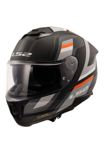 LS2 Stream 2 Güneş Visörlü Motosiklet Kaskı Vintage Mat