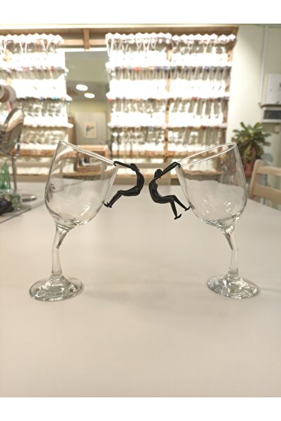 Hanecambaz Eğik Kadeh Soyut Murano Cam Biblo(1 ADET)