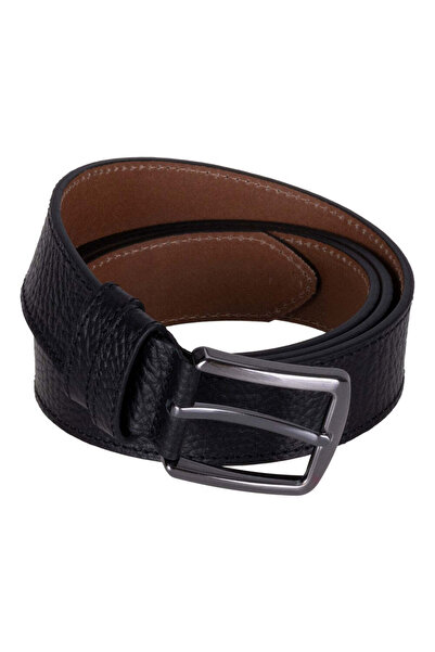 BloominBag Bloombelt Obsidian Black Genuine Leather Men's Belt-115Cm