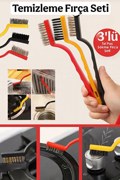 Funny Life ( 3 Adet ) Derz Arası Ocak Fırın Mangal Izgara Airfryer Temizliği ...