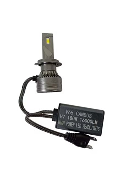 lumixauto Set 2 Becuri Auto H7 LED V68 Canbus 180W 6000K - 16000 lumeni