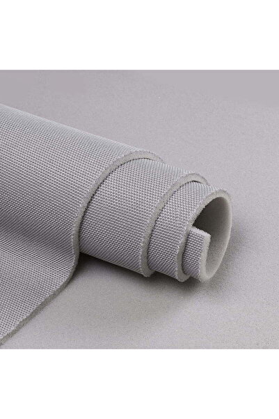 TUSI FABRICS Material plafon auto, Material textil cu spate buretat, Gri deschis 100 x 150 cm, TUSI LEATHER