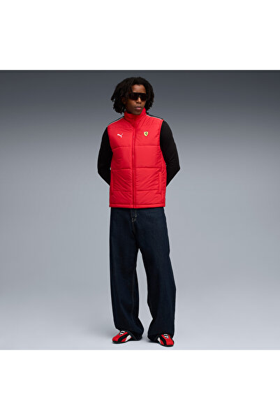 Puma Scuderia Ferrari MT7 Padded Kırmızı Yelek